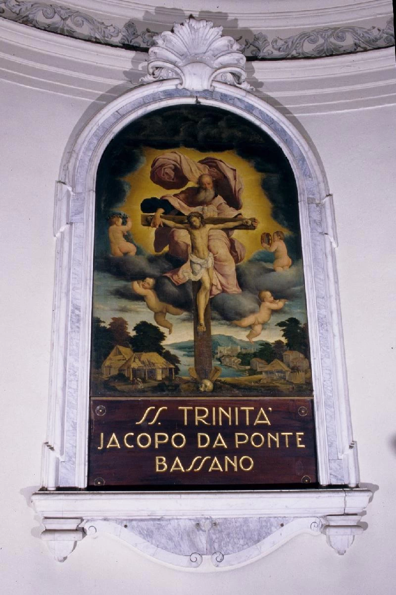 Pala con la Santissima Trinità - beweb, Jacopo da Ponte, detto Bassano